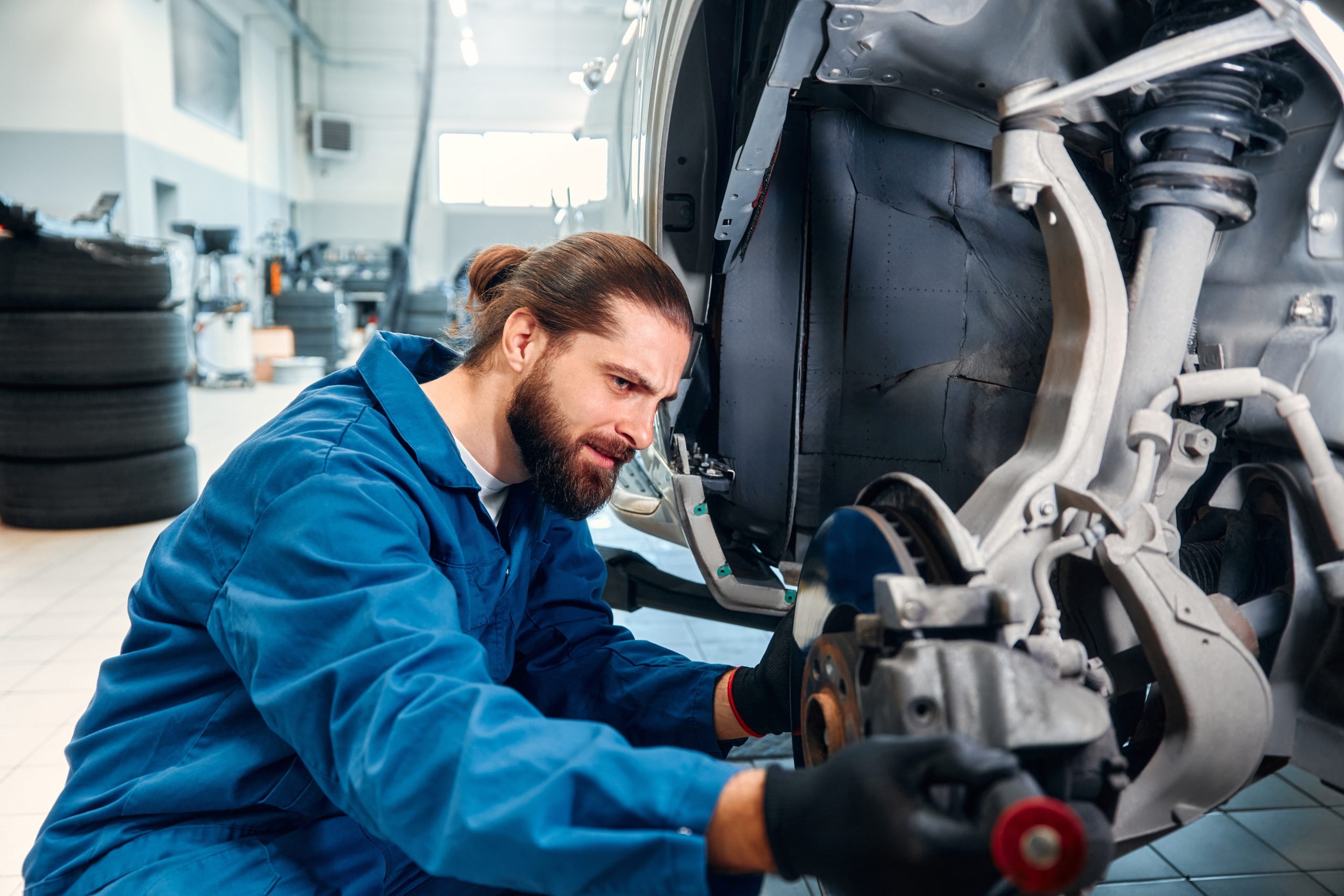 Disk,Brake,And,Car,Disk,Brake,System,Service,Concept,